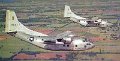 Fairchild C-123B Aircrafts in Formation 